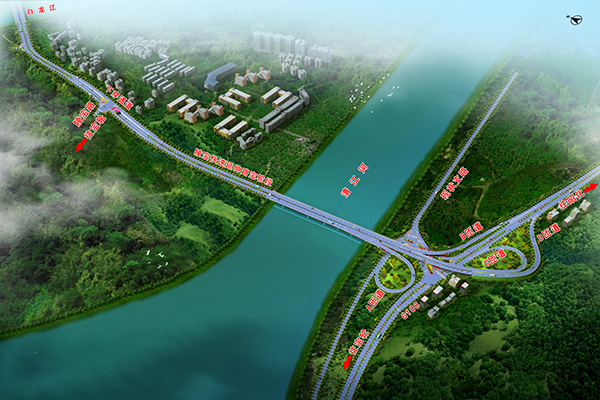 广元市陵宝快速延伸路宝轮段工程